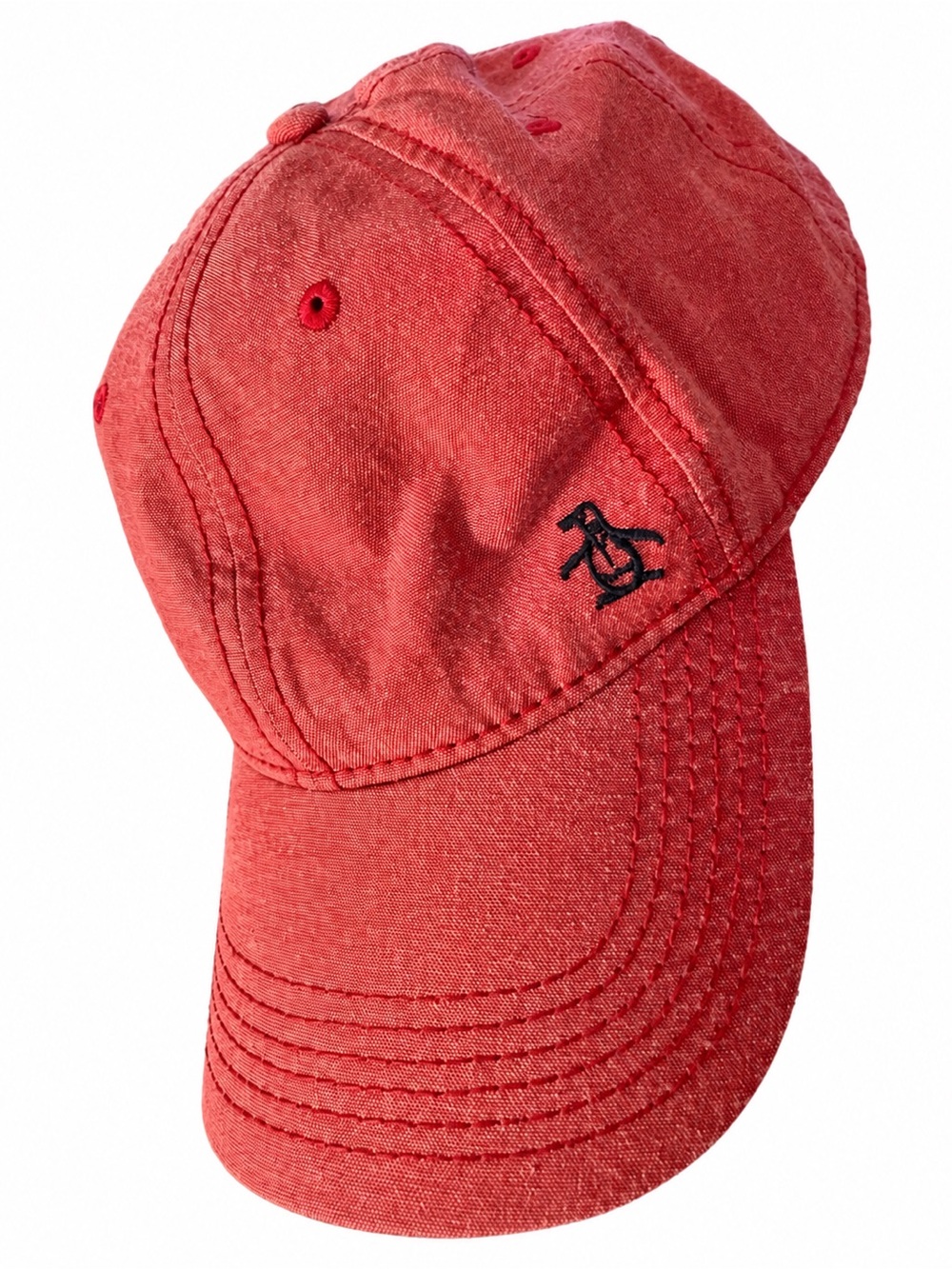 Original Penguin by Munsingwear Red Washed Baseball Cap